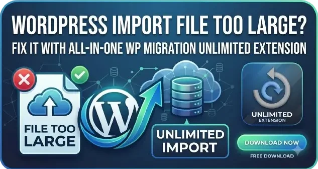 wordpress import file too large fix